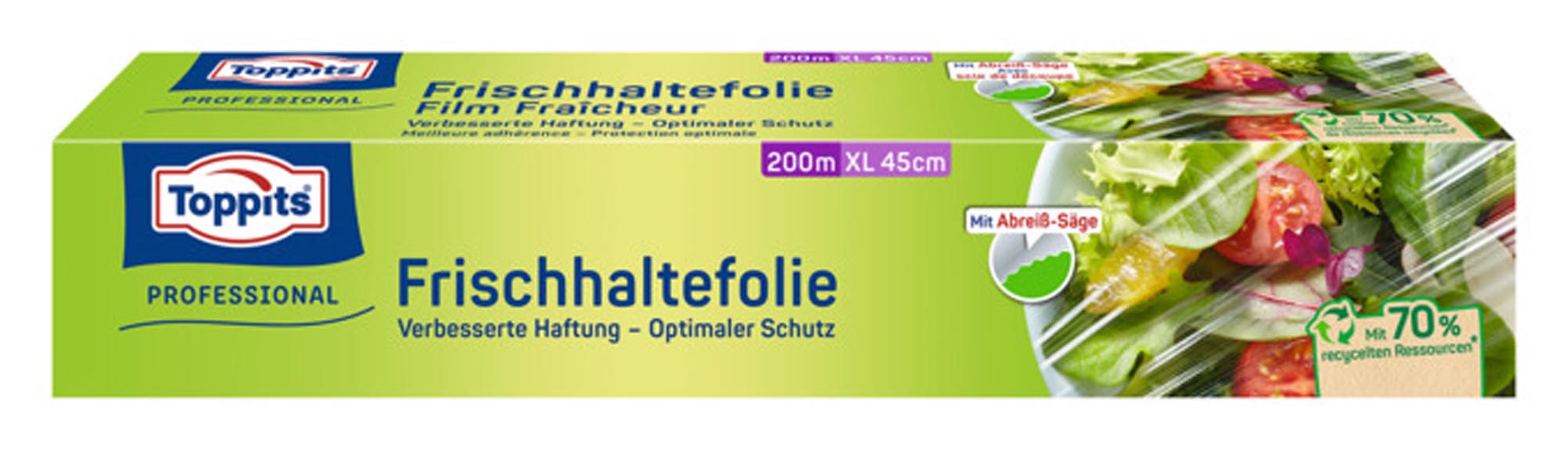 Frischhaltefolie XL 200 m in  präsentiert im Onlineshop von KAQTU Design AG. Küchenhelfer ist von TOPPITS