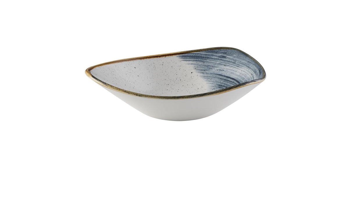 Stonecast Accents Blueberry Triangel Teller tief 23.5c in Blau präsentiert im Onlineshop von KAQTU Design AG. Teller ist von Churchill