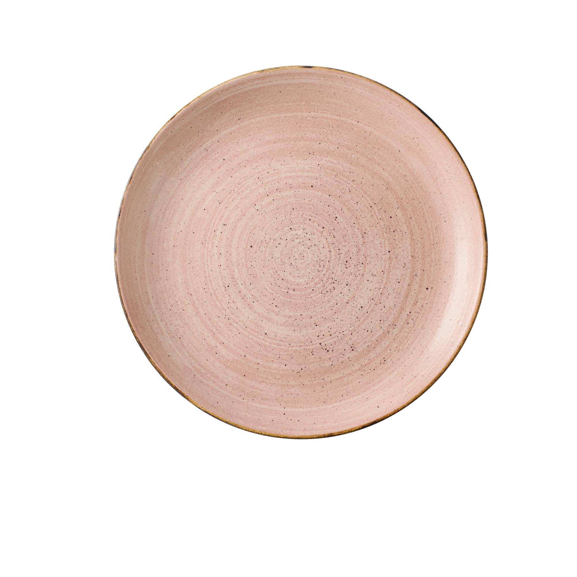 Entdecken Sie den Stonecast Raw Terracotta Coupe Teller von Churchill – 28,8 cm, robustes Porzellan, spülmaschinenfest, ideal für stilvolle Tischpräsentationen.