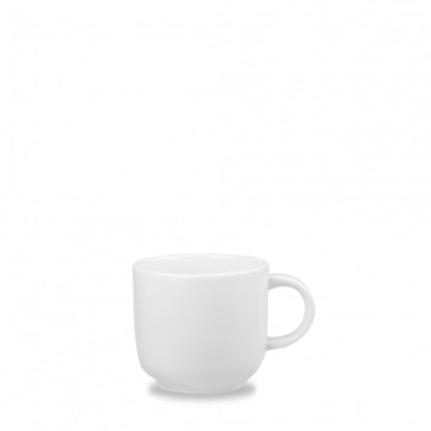Elegante Bubble White Tasse von Churchill, 34cl, H8.5cm, D8.5cm – perfekt für Kaffee und Tee in modernem Design.