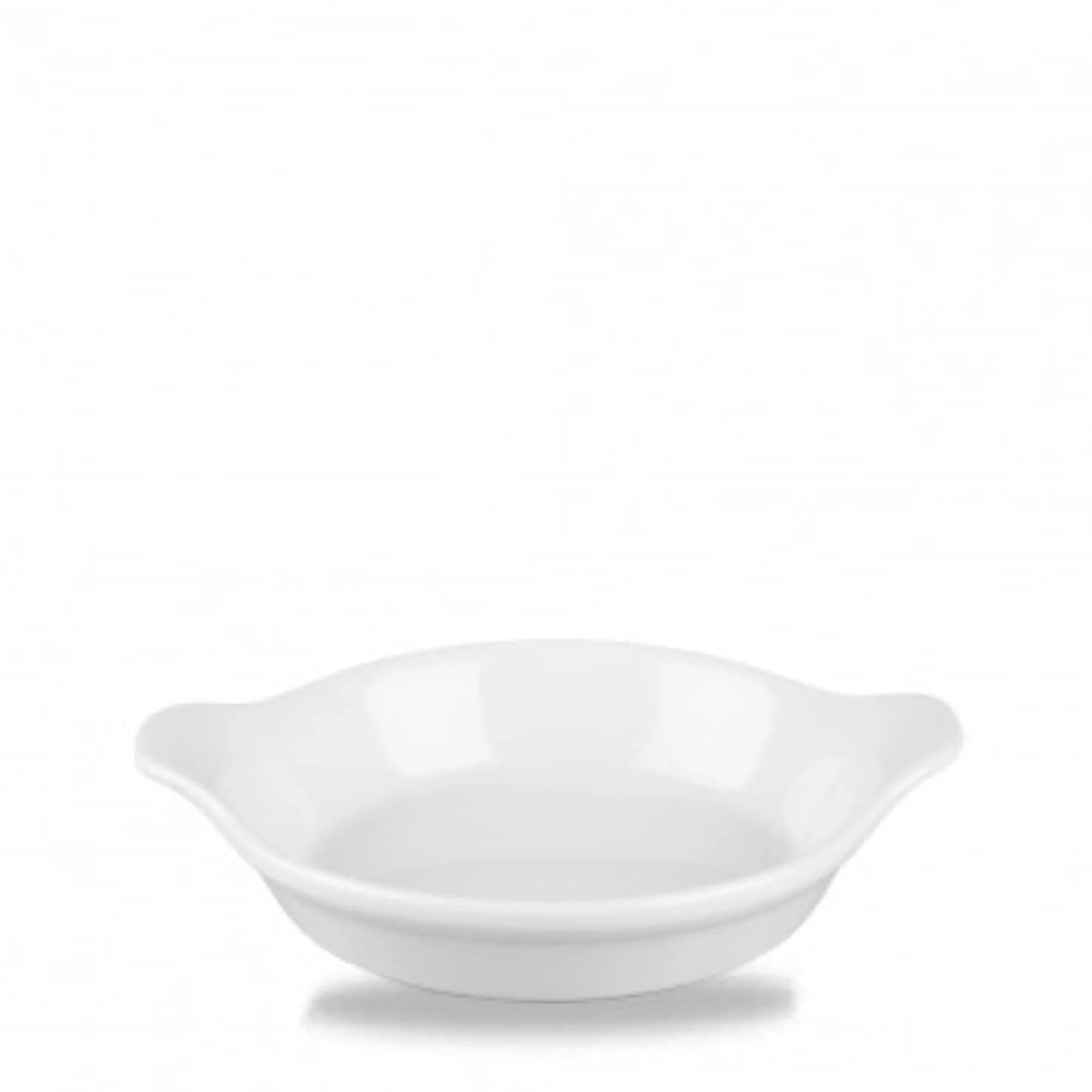 Cookware White kleine runde Schale mit Ohren 15x18cm 30cl - KAQTU Design