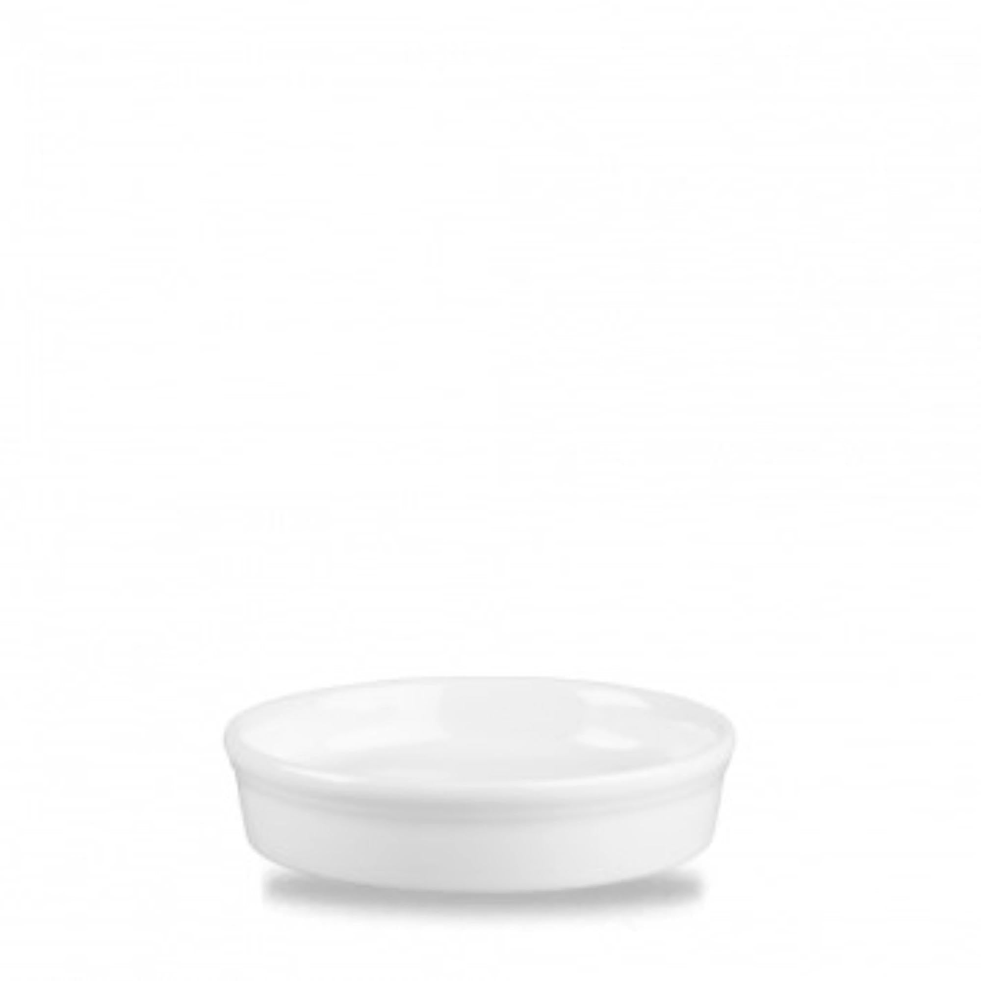 Elegante 13cm Mezze Schale aus robustem Porzellan, ideal für Tapas und Dips. Zeitloses Design, spülmaschinenfest, perfekt für Gastronomie.