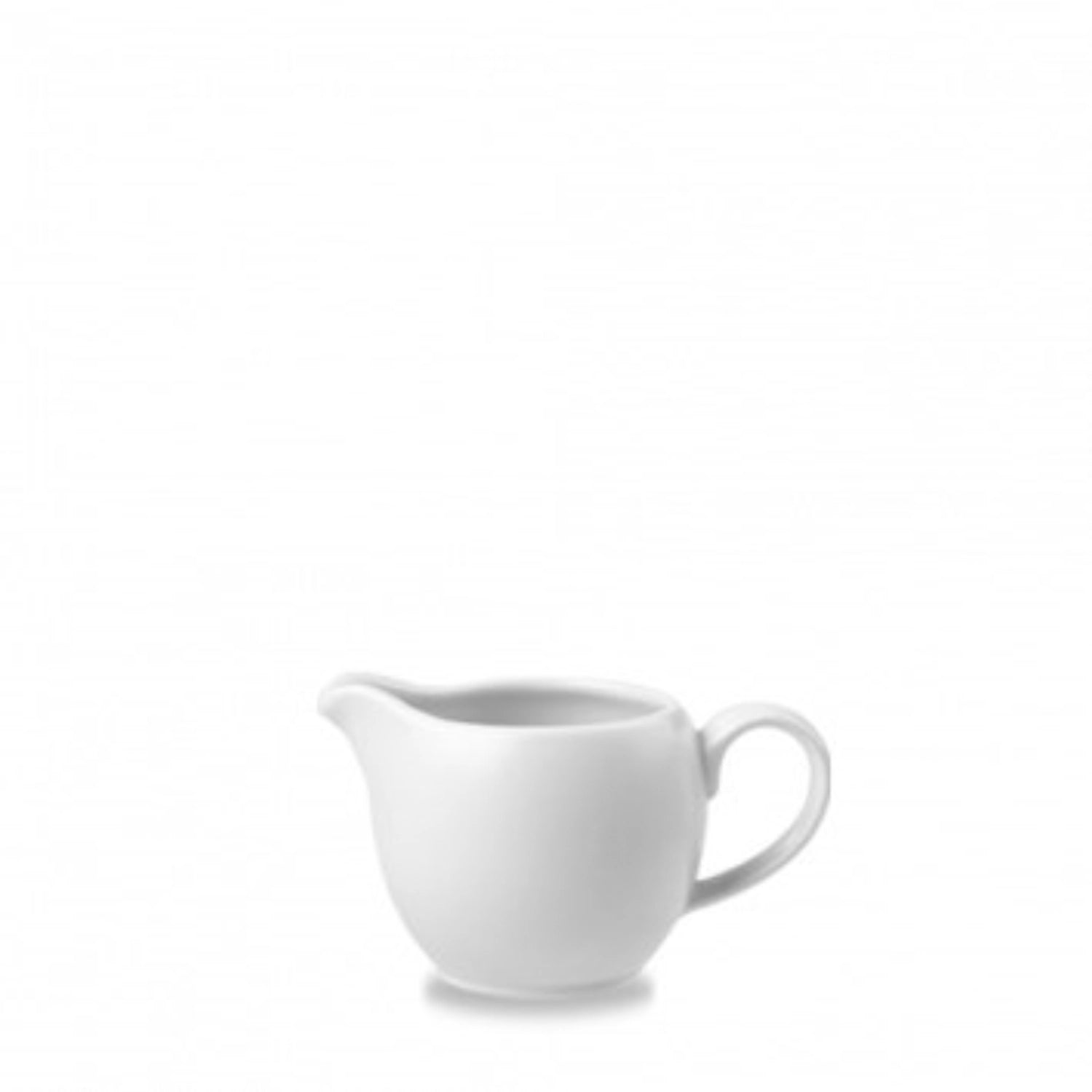 Profile White Jug 22.7cl H8.5cm