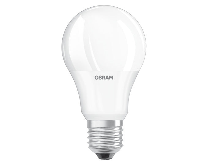 OSRAM LED-Lampe Star Classic A E27 5.5W 470lm frosted Warm White in  präsentiert im Onlineshop von KAQTU Design AG. Leuchtmittel ist von OSRAM
