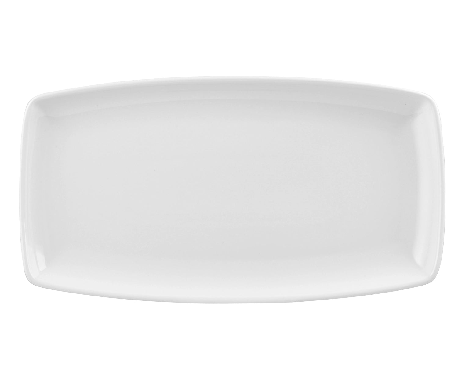 X Squared White Länglicher Teller 29.5cmx15cm in Weiss präsentiert im Onlineshop von KAQTU Design AG. Teller ist von Churchill