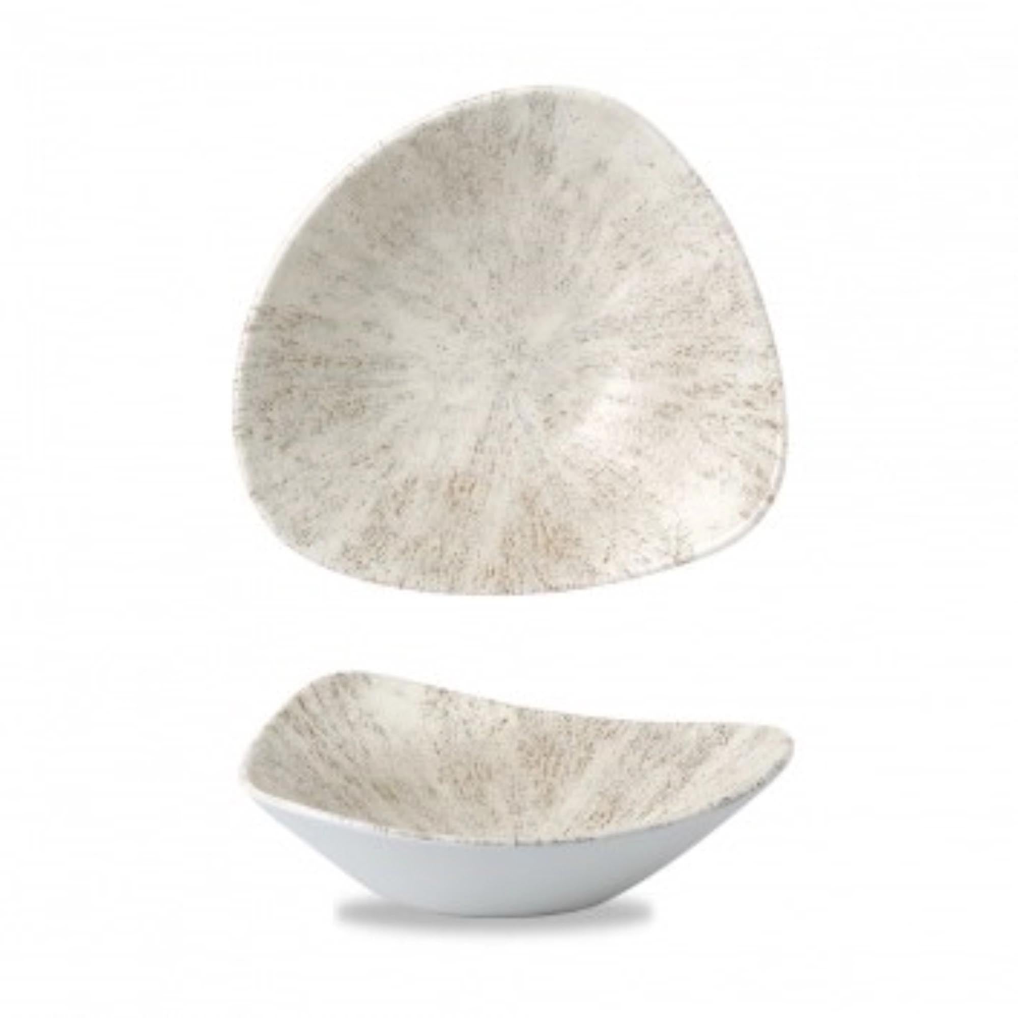 S.P. Stone Agate Grey Triangel Schüssel 23.5cm