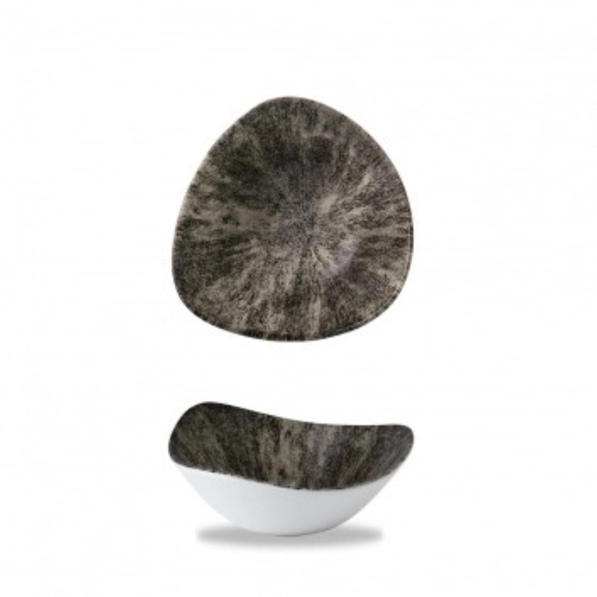S.P. Stone Quartz Black Triangel Schüssel 18.5cm