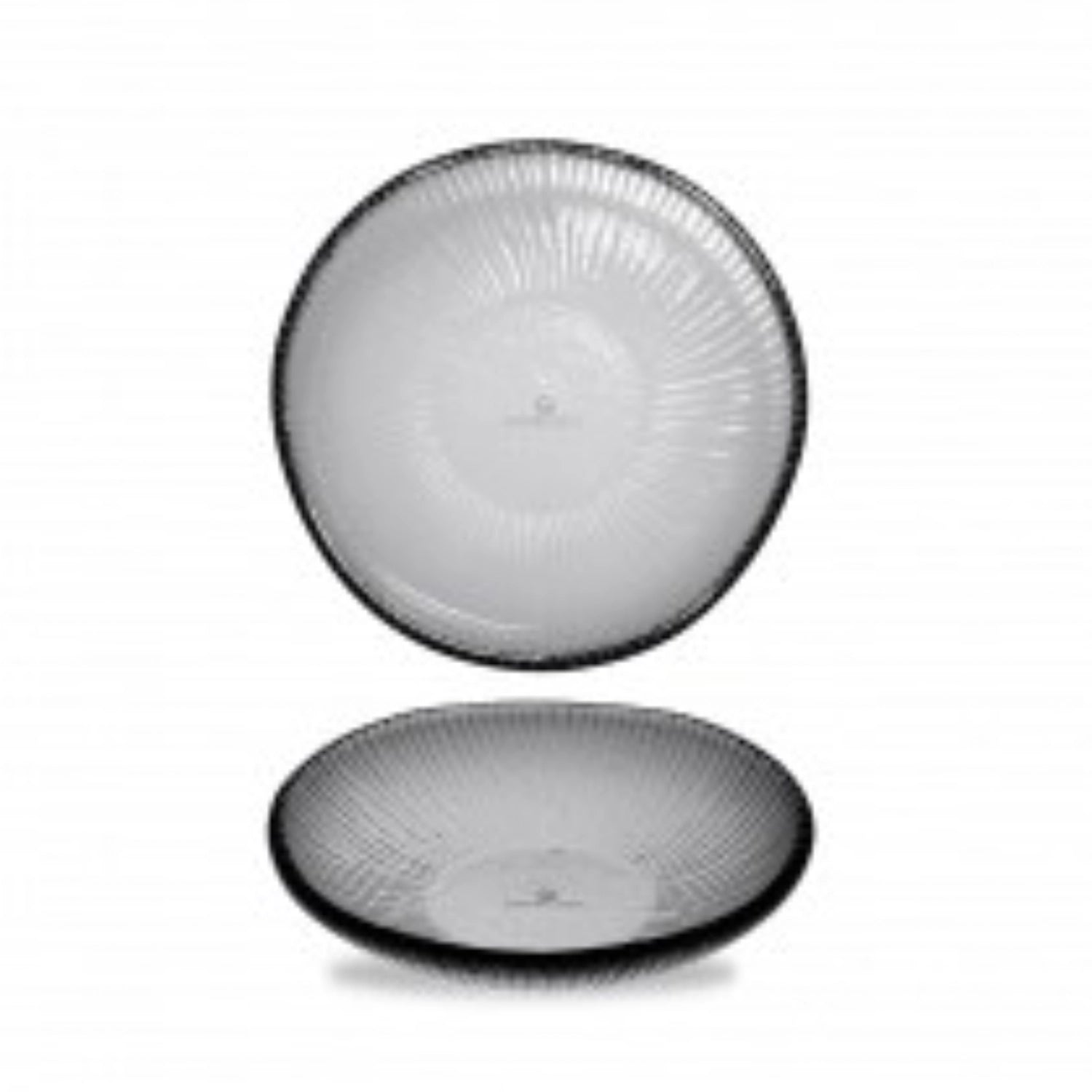 Runde Schale aus biologisch abbaubarem Bambus von Churchill, 17 cm Durchmesser, perfekt für Snacks und als dekoratives Element, nachhaltig und elegant.