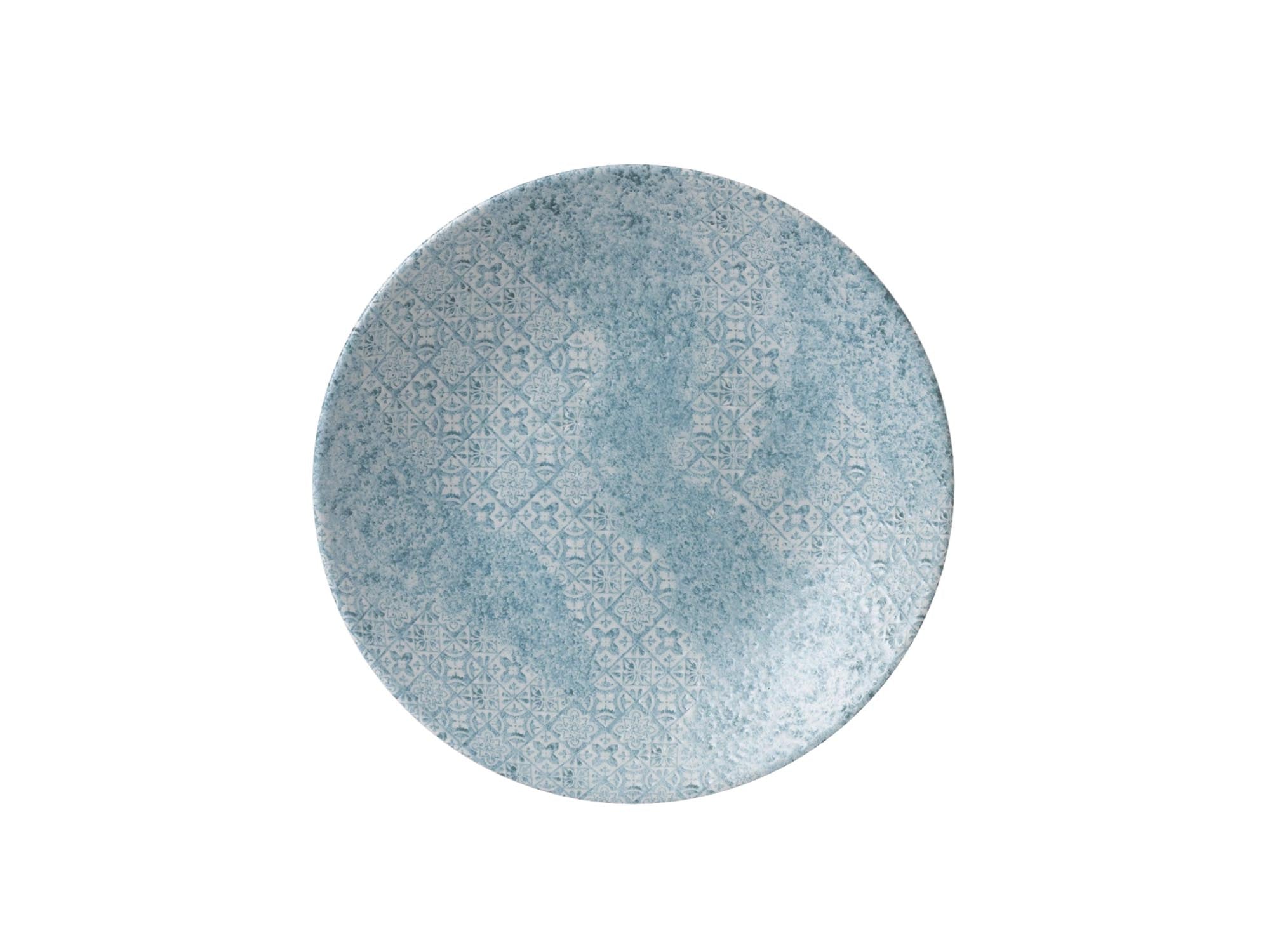 Eleganter, tiefer Aquamarine-Teller (28,1 cm) von Churchill: Ideal für Suppen & Pasta, aus langlebigem Porzellan, spülmaschinenfest.