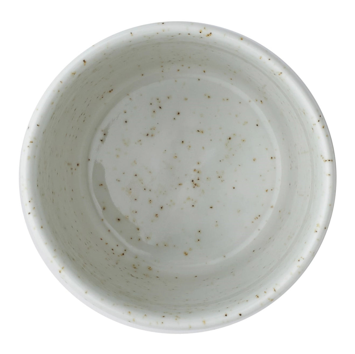 Brauner Keramikbecher Nourish Siena Barley White von Churchill, 30cl, mit handwerklicher Glasur, Höhe 8.2cm, Durchmesser 8.7cm, auf neutralem Hintergrund.
