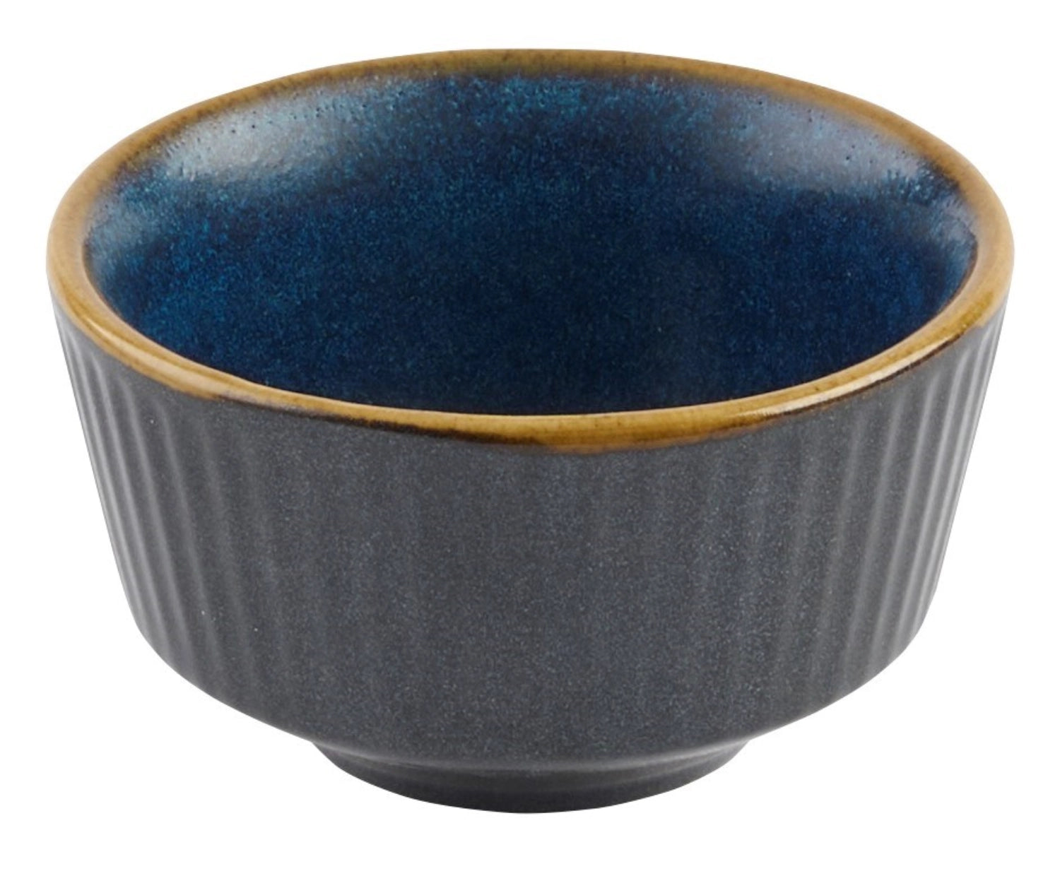 Elegante 6cl Dip Schale aus hochwertigem Porzellan in sanftem Blau, ideal für Dips und Saucen. Langlebig, spülmaschinenfest.