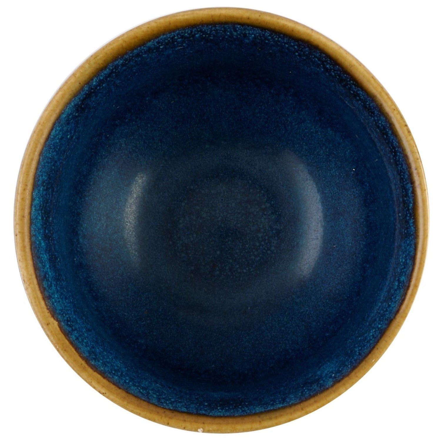 Stilvolle, blaue Dip Schale aus der Nourish Tokyo Serie von Churchill, ideal für kleine Snacks und Dips, mit einem Fassungsvermögen von 11cl.
