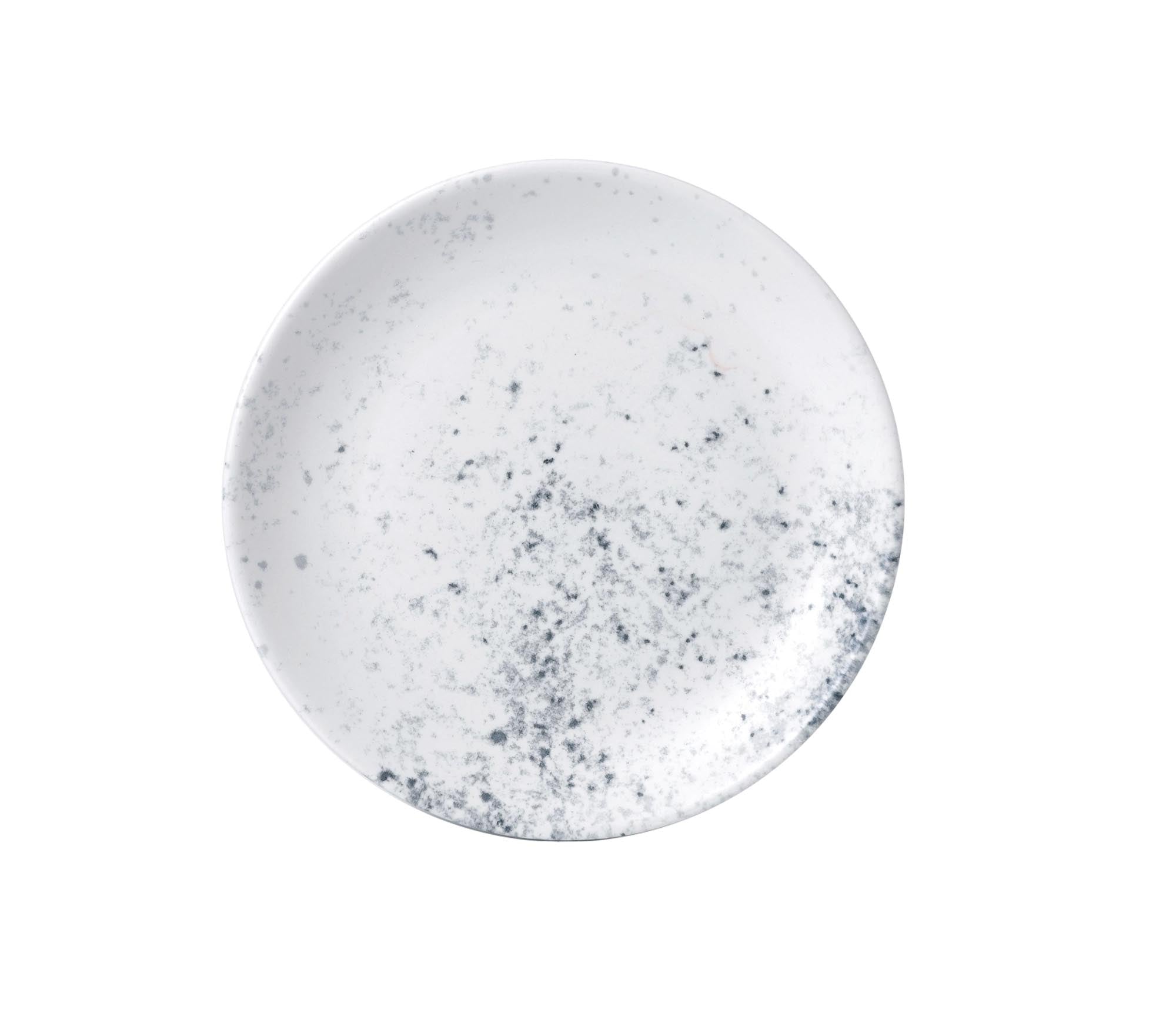 Entdecken Sie den eleganten S.P. Haze Blue Teller flach 16.5cm von Churchill. Ideal für Vorspeisen, Desserts und Beilagen. Hochwertiges Porzellan, spülmaschinenfest und mikrowellengeeignet.