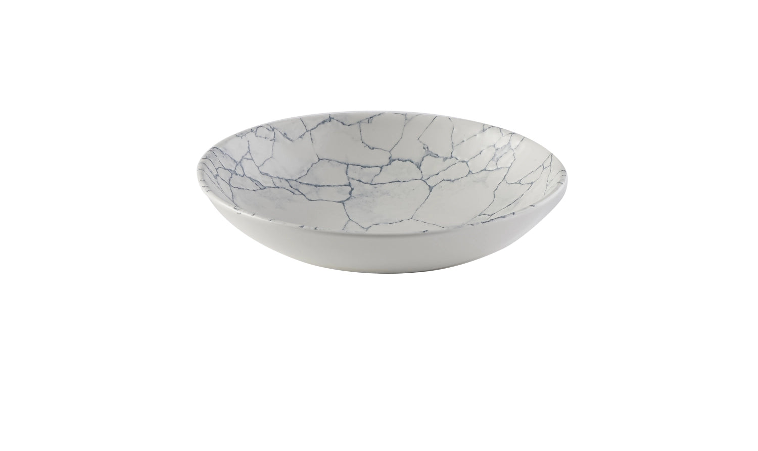 Stilvoller tiefen Coupe Teller in Perl-Grau von S.P. Kintsugi, 24.8 cm, perfekt für ansprechende Servierideen und besondere Anlässe.