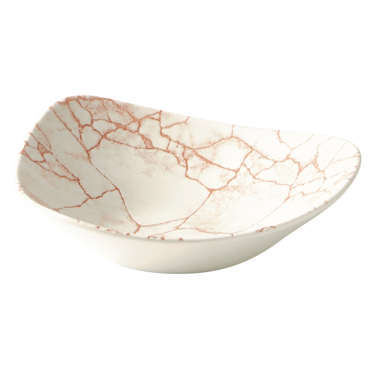 S.P. Kintsugi Coral Triangel Teller tief 18.5cm in Orange präsentiert im Onlineshop von KAQTU Design AG. Teller ist von Churchill