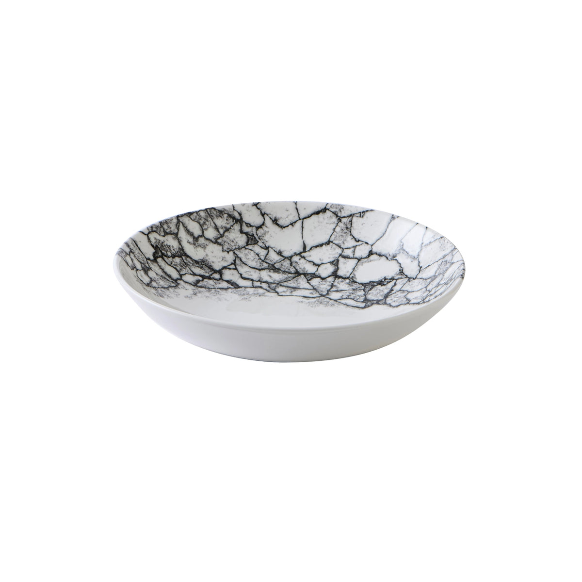 S.P. Kintsugi Accents Quartz Black Coupe Teller tief 24.8cm in Schwarz präsentiert im Onlineshop von KAQTU Design AG. Teller ist von Churchill