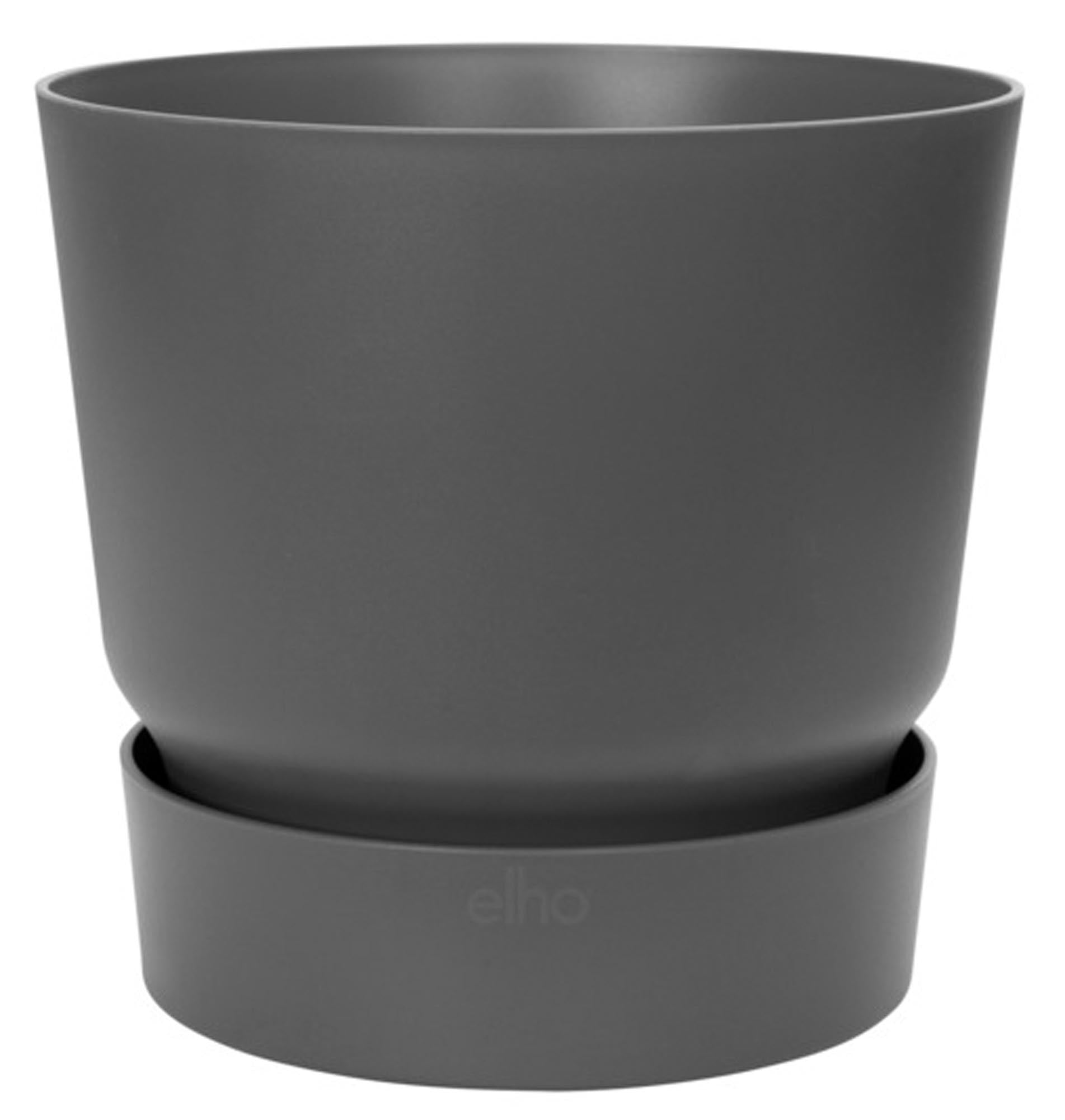 ELHO Pflanzengefäss Greenville rund living black ø 19 cm in  präsentiert im Onlineshop von KAQTU Design AG. Pflanzentopf Outdoor ist von ELHO