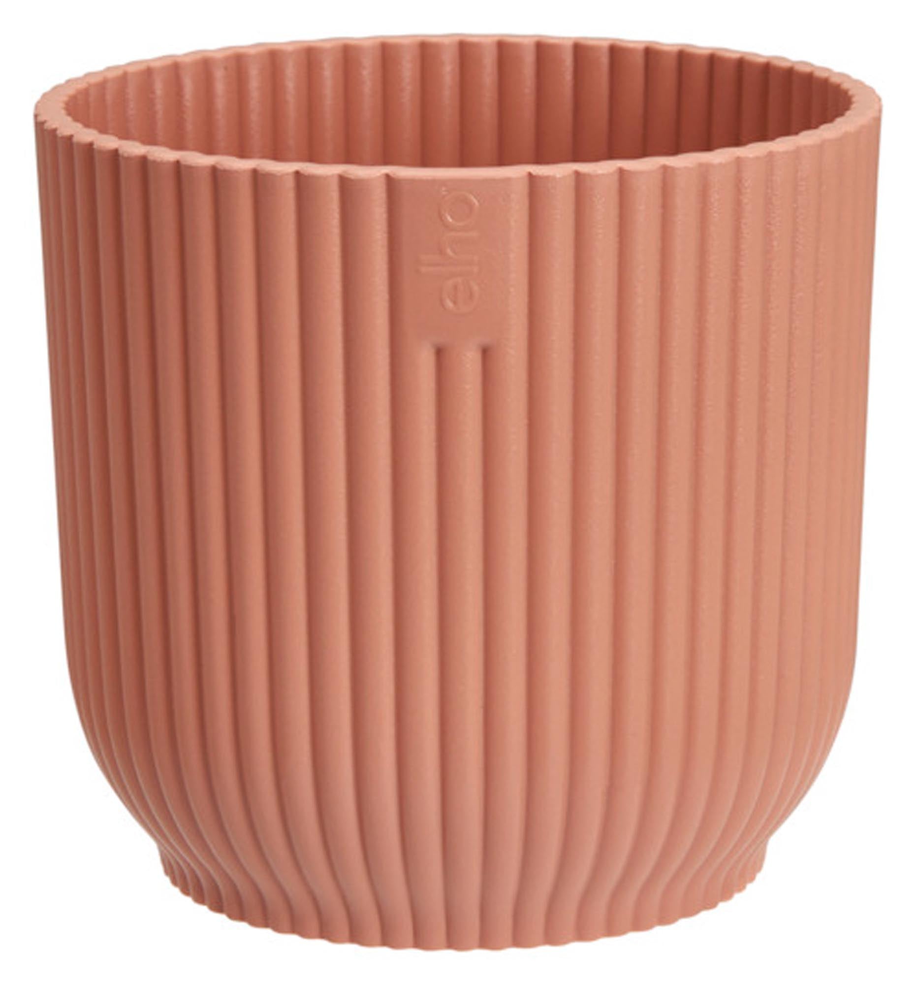 ELHO Pflanzengefäss Vibes fold rund zartes rosa ø 11 cm in  präsentiert im Onlineshop von KAQTU Design AG. Pflanzentopf Outdoor ist von ELHO