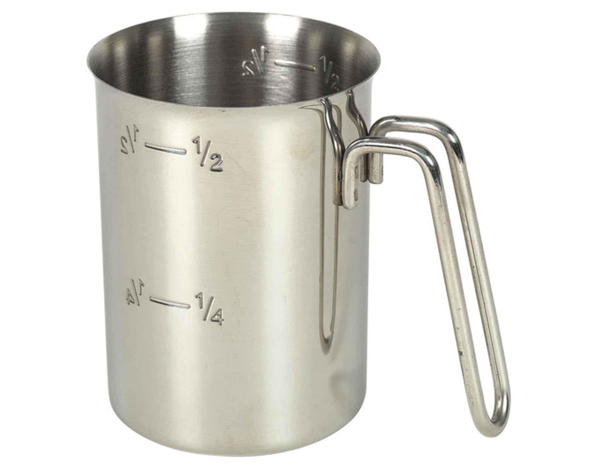 Messbecher Inox 0.5 l ø 9 cm in  präsentiert im Onlineshop von KAQTU Design AG. Küchenhelfer ist von RÖSLE