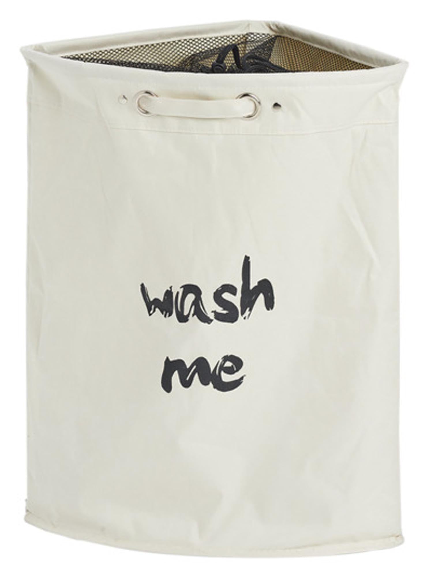 Eckwäschesammler Wash me 34x34x56 cm in  präsentiert im Onlineshop von KAQTU Design AG. Wäschekorb ist von ZELLER PRESENT