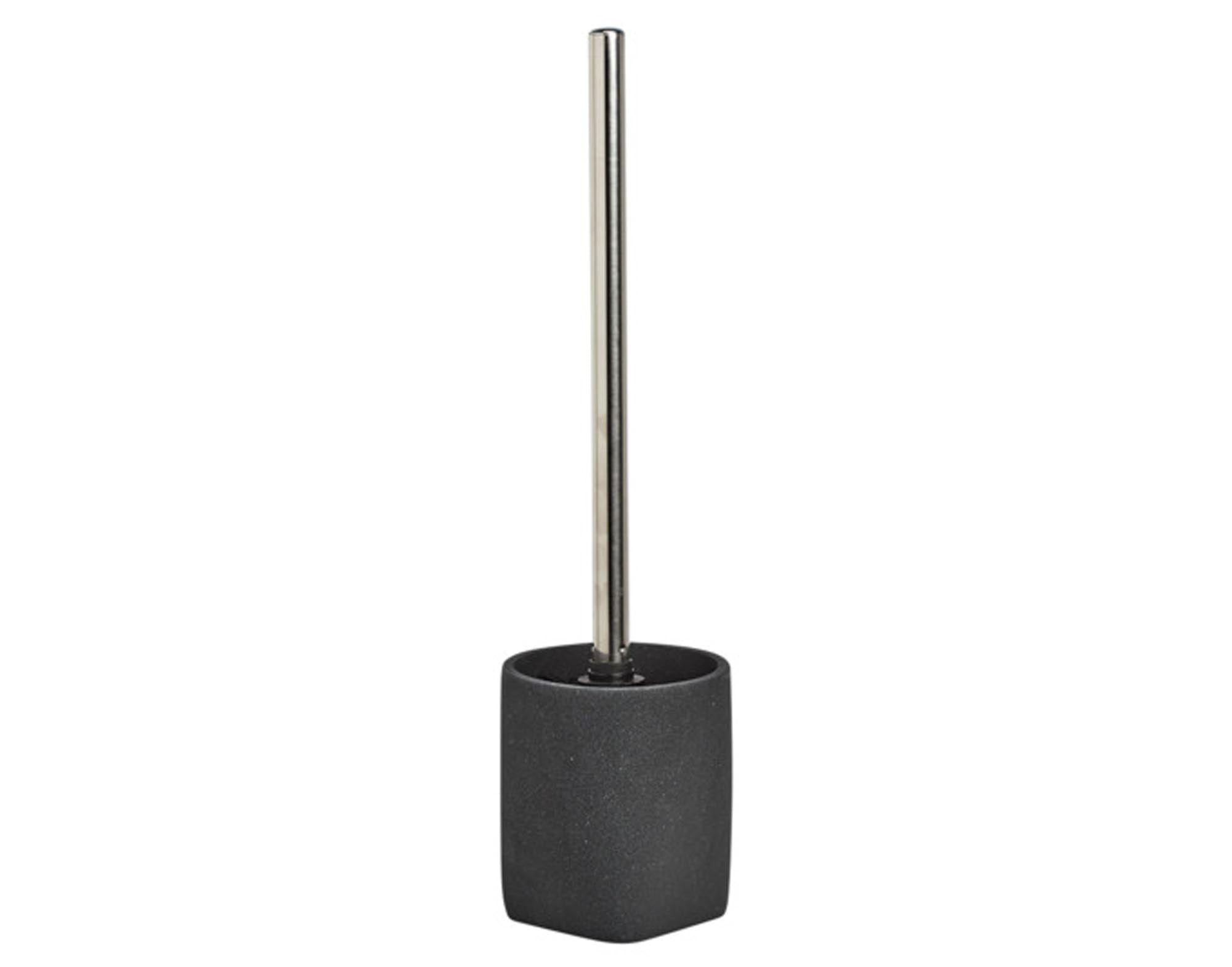 Entdecken Sie die ZELLER WC-Bürstengarnitur Dark Stone aus Polyresin. Stilvoll, langlebig und pflegeleicht – die perfekte Ergänzung für Ihr Badezimmer!