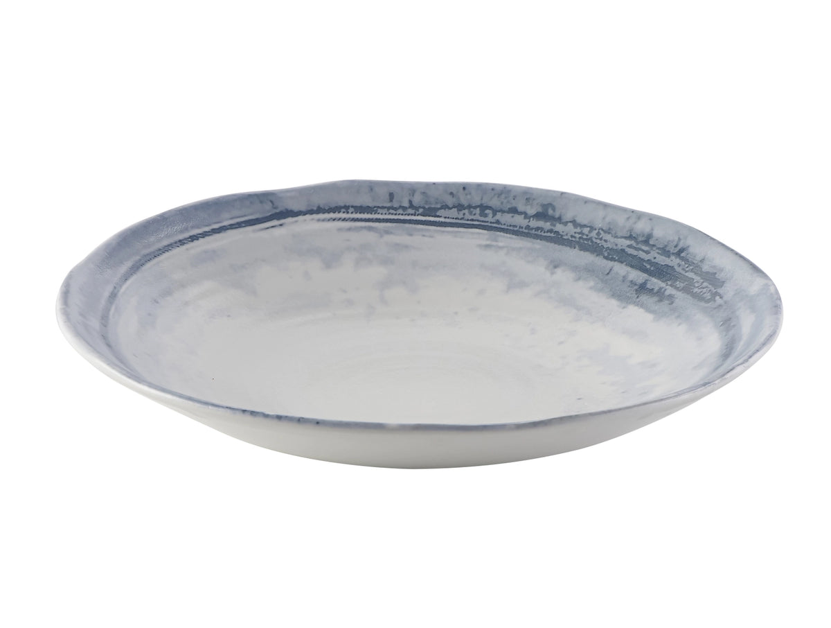 The Makers Coll. Finca Limestone Organic Teller tief  27.9cm in Blau präsentiert im Onlineshop von KAQTU Design AG. Teller ist von Churchill