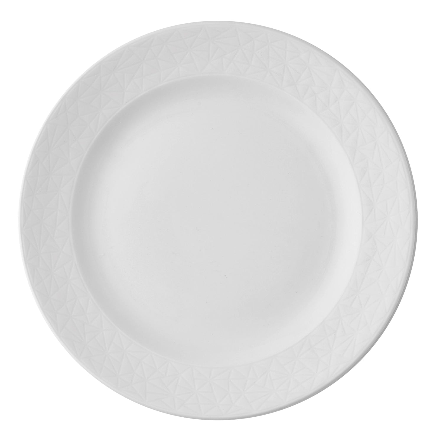 Eleganter flacher Teller Alchemy Abstract von Churchill, 25,4 cm, perfekt für stilvolle Präsentationen und festliche Anlässe.