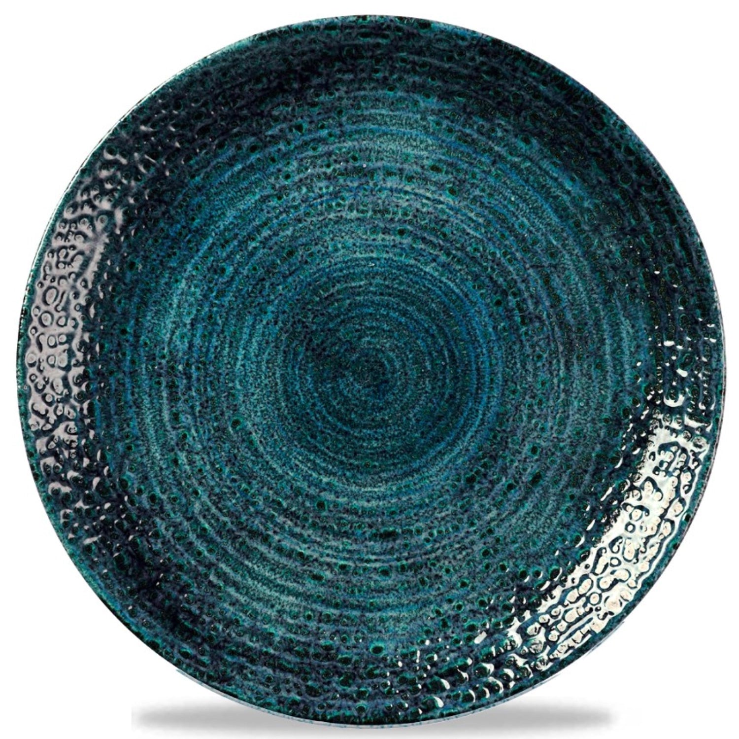Entdecken Sie den 26 cm flachen Homespun Chroma Marine Coupe Teller von Churchill – robust, stilvoll und ideal für jeden Anlass. Perfekt für Gastronomie und Zuhause.