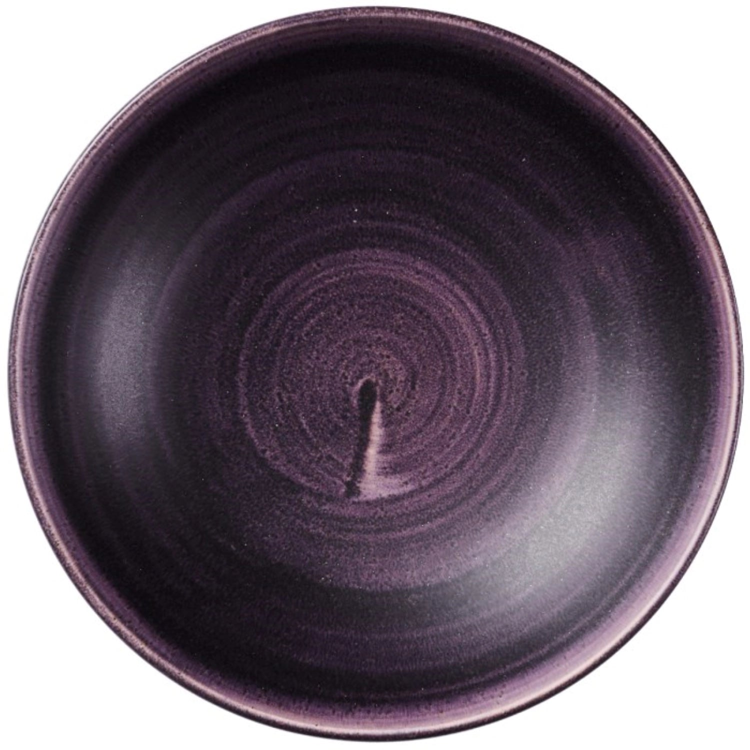 Stonecast Patina Deep Purple Coupe plate deep 24.8cm