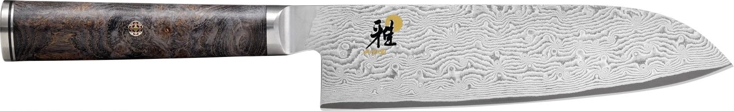 MIYABI 5000MCD 67 BLACK Santoku Ahorn, 180 mm