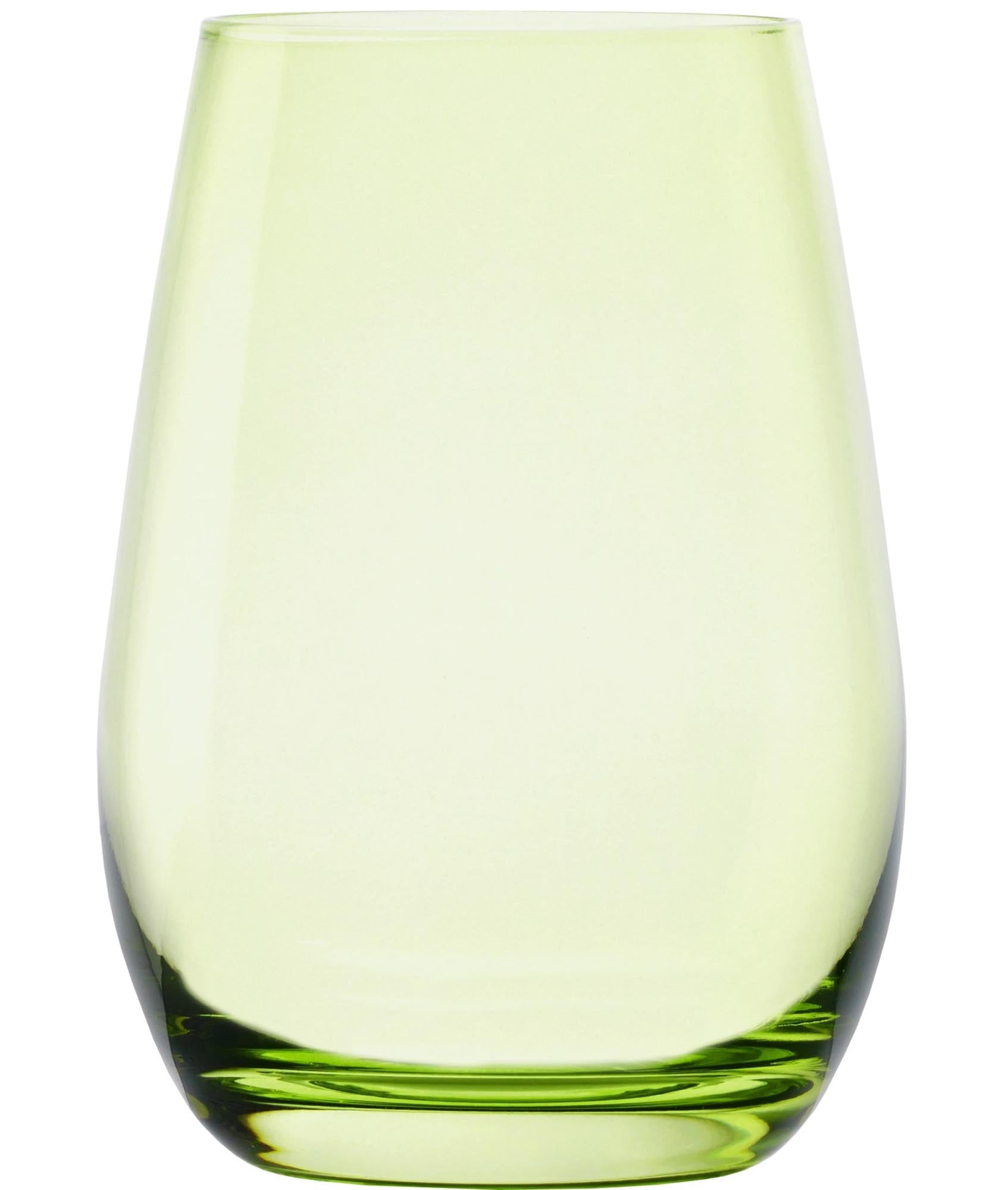 Elements Longdrink Becher 465 ml in Grün präsentiert im Onlineshop von KAQTU Design AG. Glas ist von Stölzle