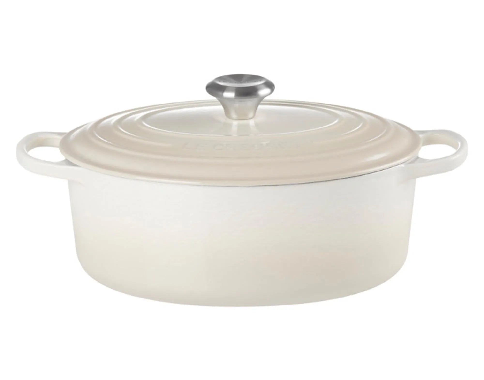 Eleganter LE CREUSET Bräter, 29 cm, aus emailliertem Gusseisen, ideal für Braten & Schmorgerichte, für alle Herdarten geeignet.