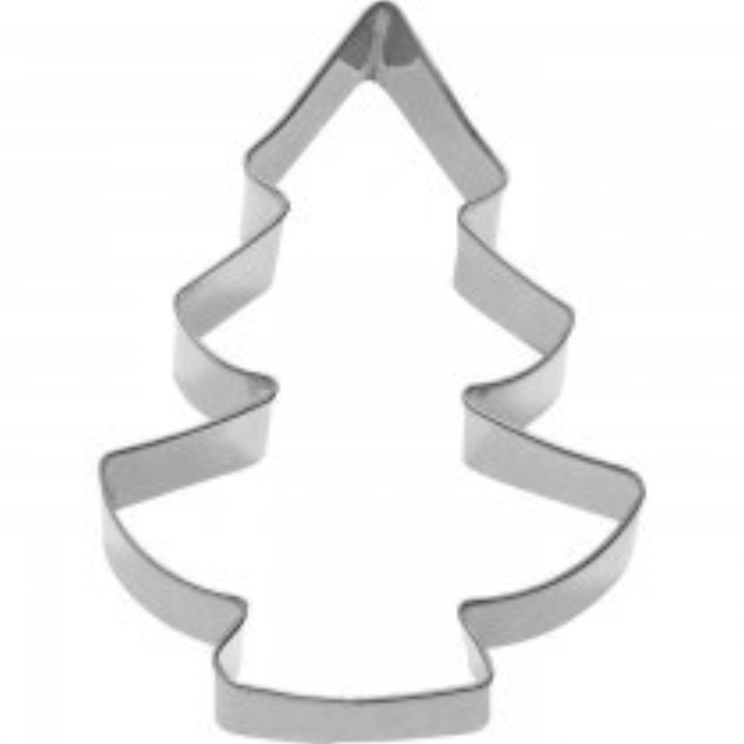 Praktische 8 cm große Ausstechform in Tannenbaum-Form von Westmark, perfekt für kreative Weihnachtsplätzchen und festliche Backprojekte.