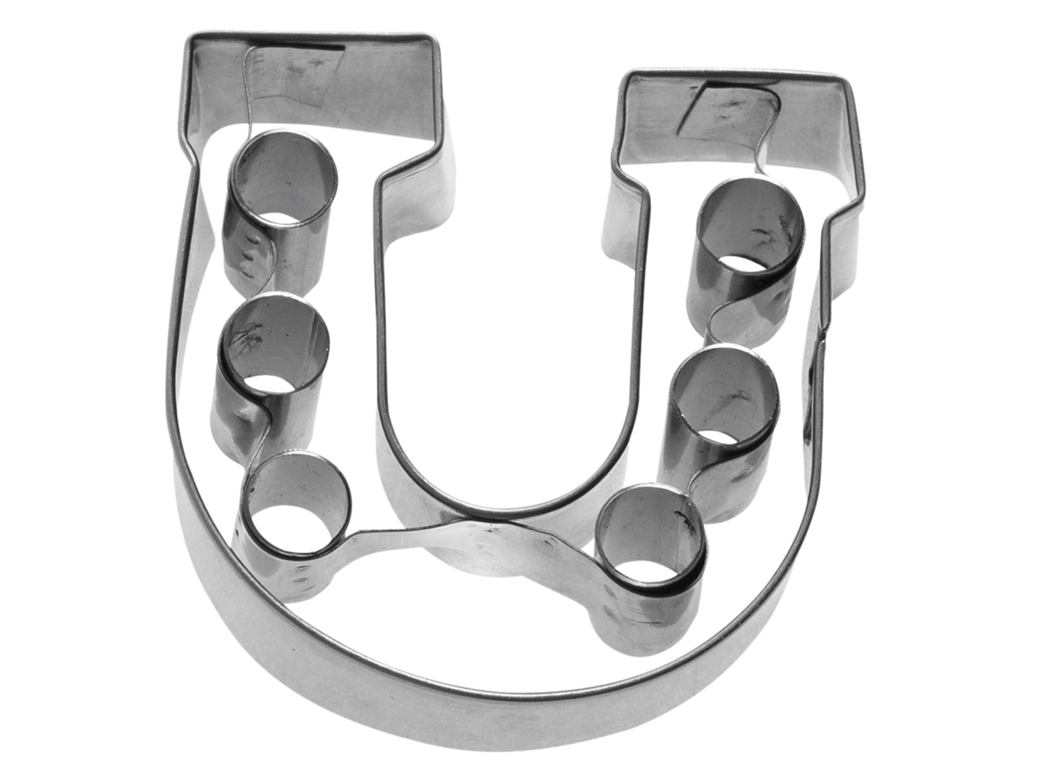Ausstechform Hufeisen 2D von Westmark, 6 cm, ideal für das Ausstechen von Keksen und zur Gestaltung von festlichen Backwaren.