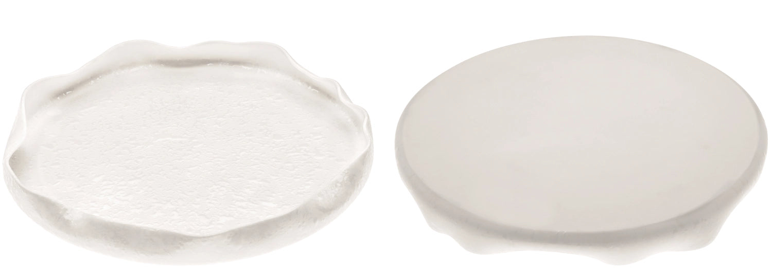 Diva 30 Gourmet Schale nieder zweiseitig 25cm H2.5cm in Weiss präsentiert im Onlineshop von KAQTU Design AG. Schale ist von Royale