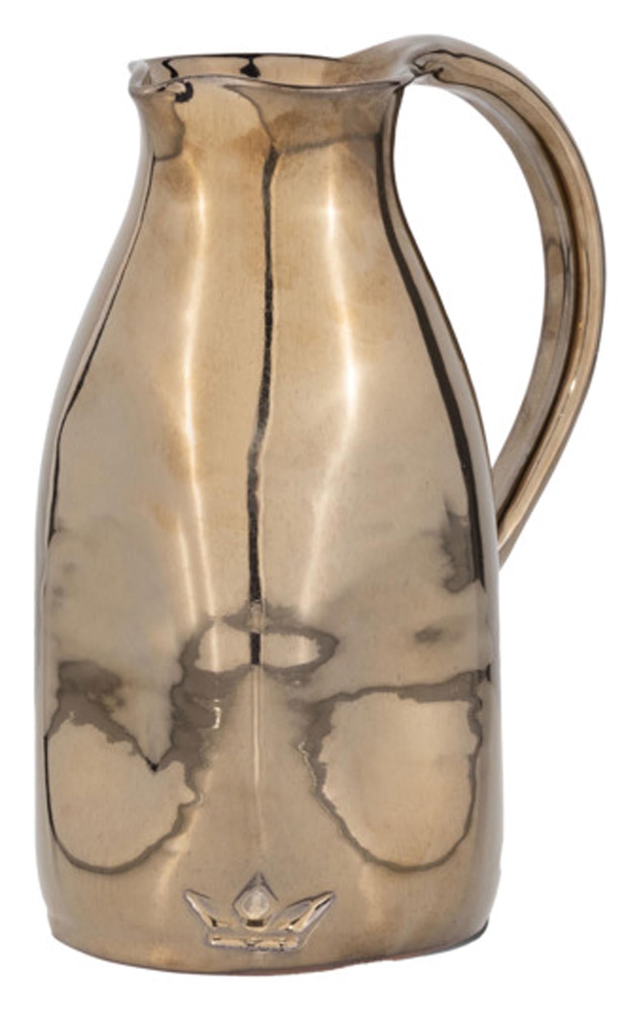 DUTCHDELUXES Krug weiss ø 13.5x24 cm in  präsentiert im Onlineshop von KAQTU Design AG. Kanne ist von DUTCHDELUXES