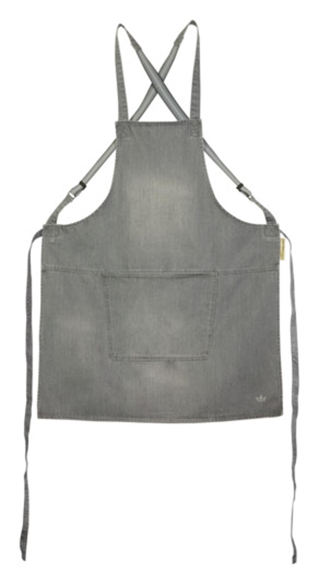 Entdecken Sie die Schürze Hosenträger von DUTCHDELUXES: Hochwertiges Leder, verstellbare Hosenträger und praktische Taschen für stilvolles Kochen.