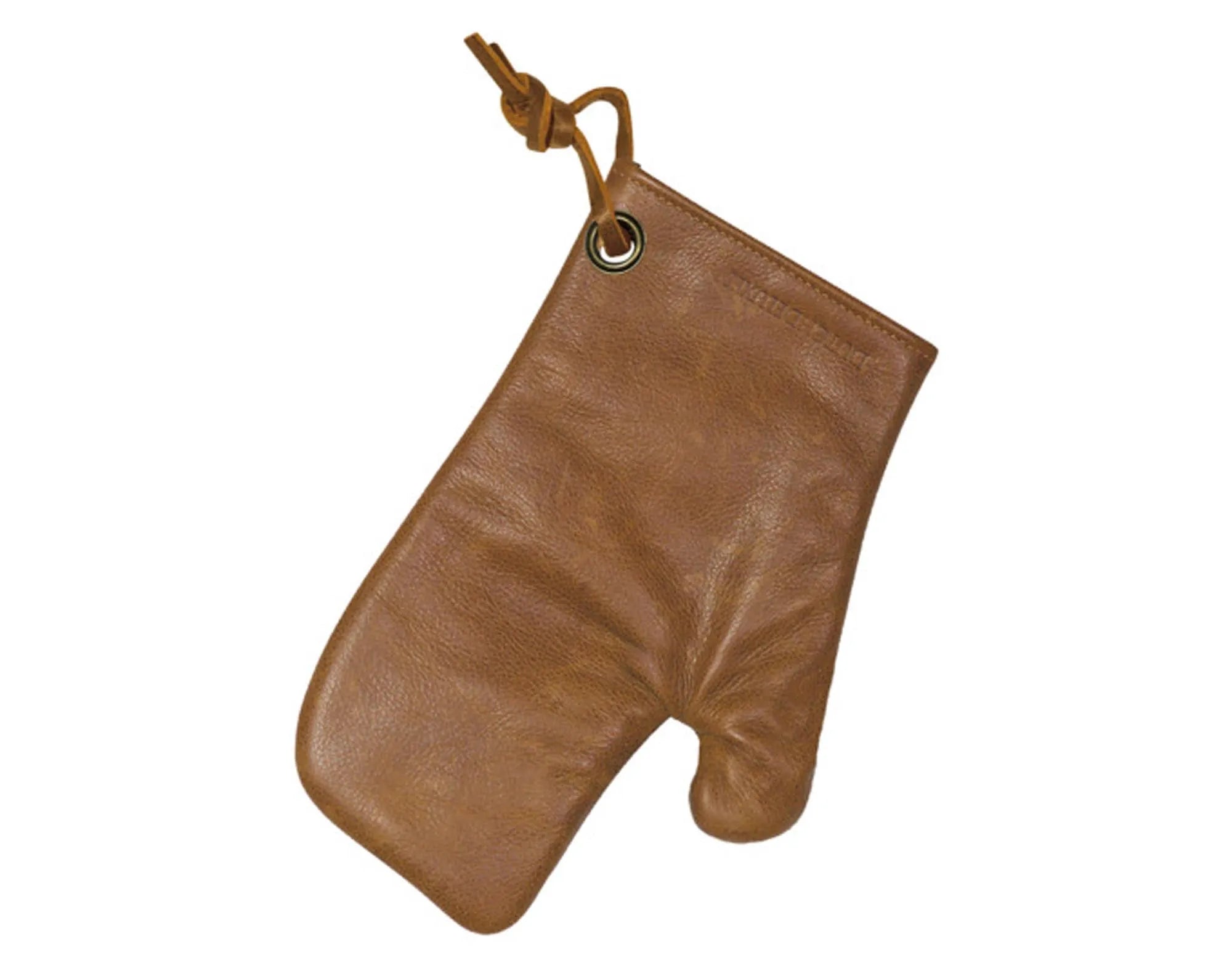 Ofenhandschuh Leder in Vintage Cognac präsentiert im Onlineshop von KAQTU Design AG. Küchenhelfer ist von DUTCHDELUXES