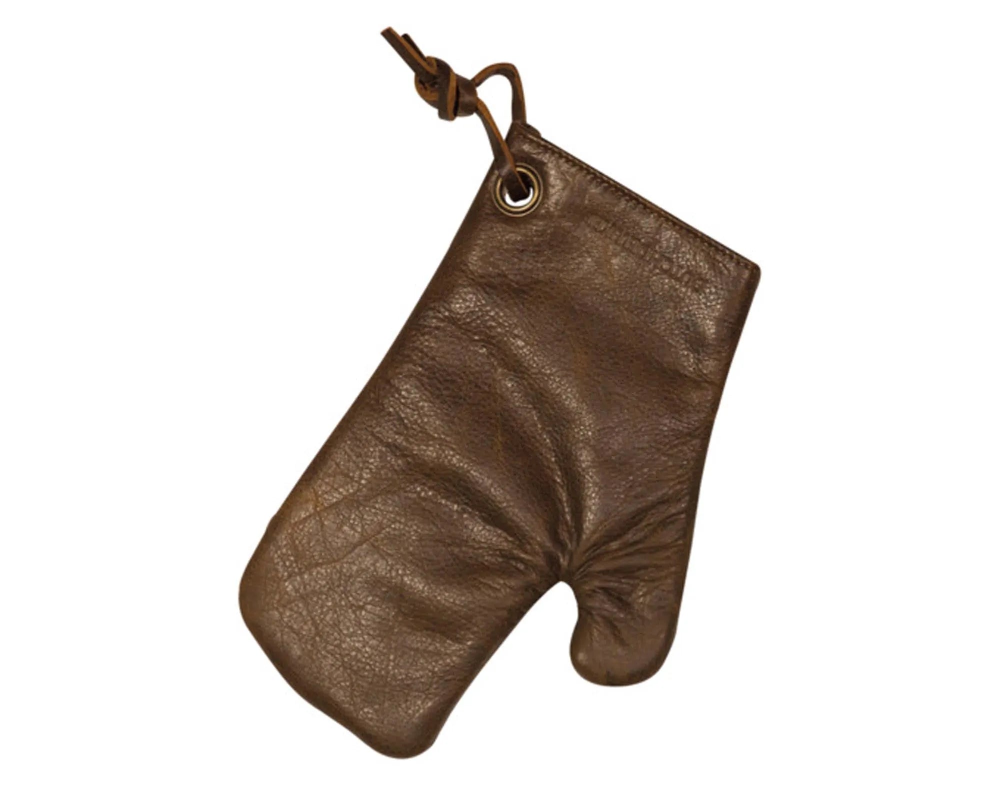 Ofenhandschuh Leder in Vintage Brown präsentiert im Onlineshop von KAQTU Design AG. Küchenhelfer ist von DUTCHDELUXES