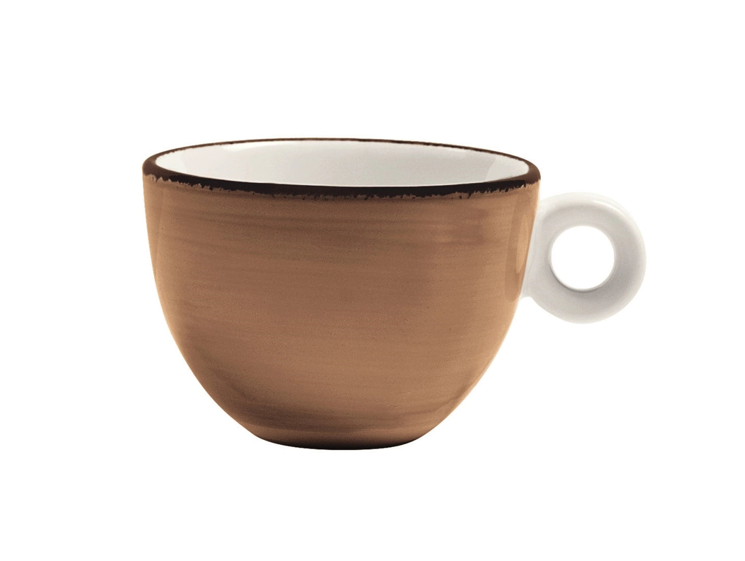 Pure Kaffee Obertasse 0.2lt braun in Braun präsentiert im Onlineshop von KAQTU Design AG. Kaffeetassen ist von Royale