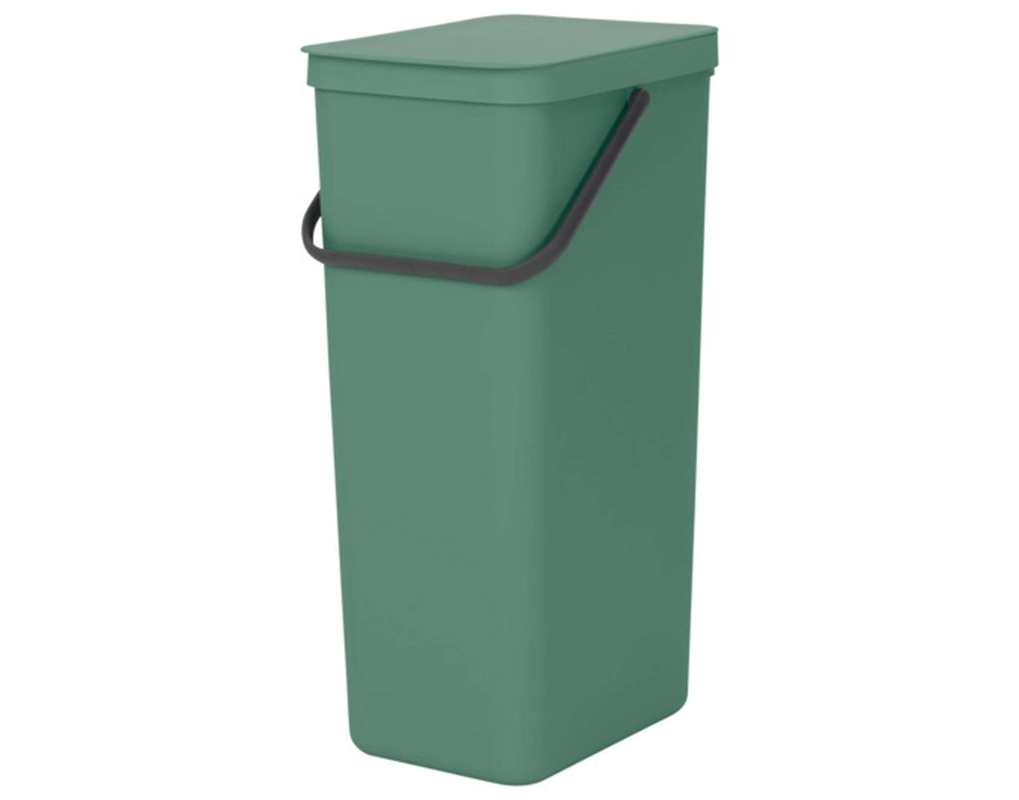 BRABANTIA Abfallbehälter Sort&Go fir green 40 l in  präsentiert im Onlineshop von KAQTU Design AG. Mülleimer ist von BRABANTIA