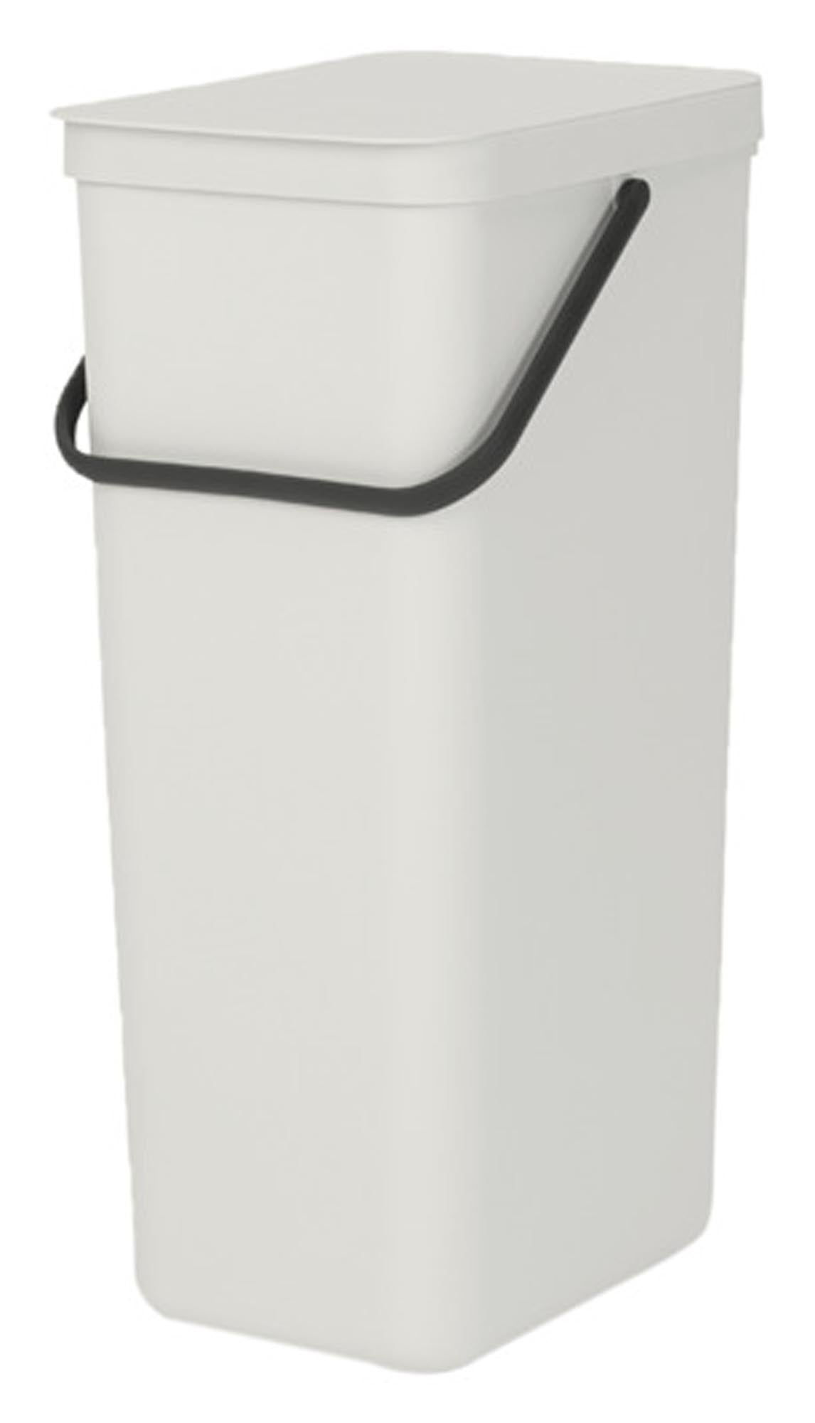 BRABANTIA Abfallbehälter Sort&Go light grey 40 l in  präsentiert im Onlineshop von KAQTU Design AG. Mülleimer ist von BRABANTIA