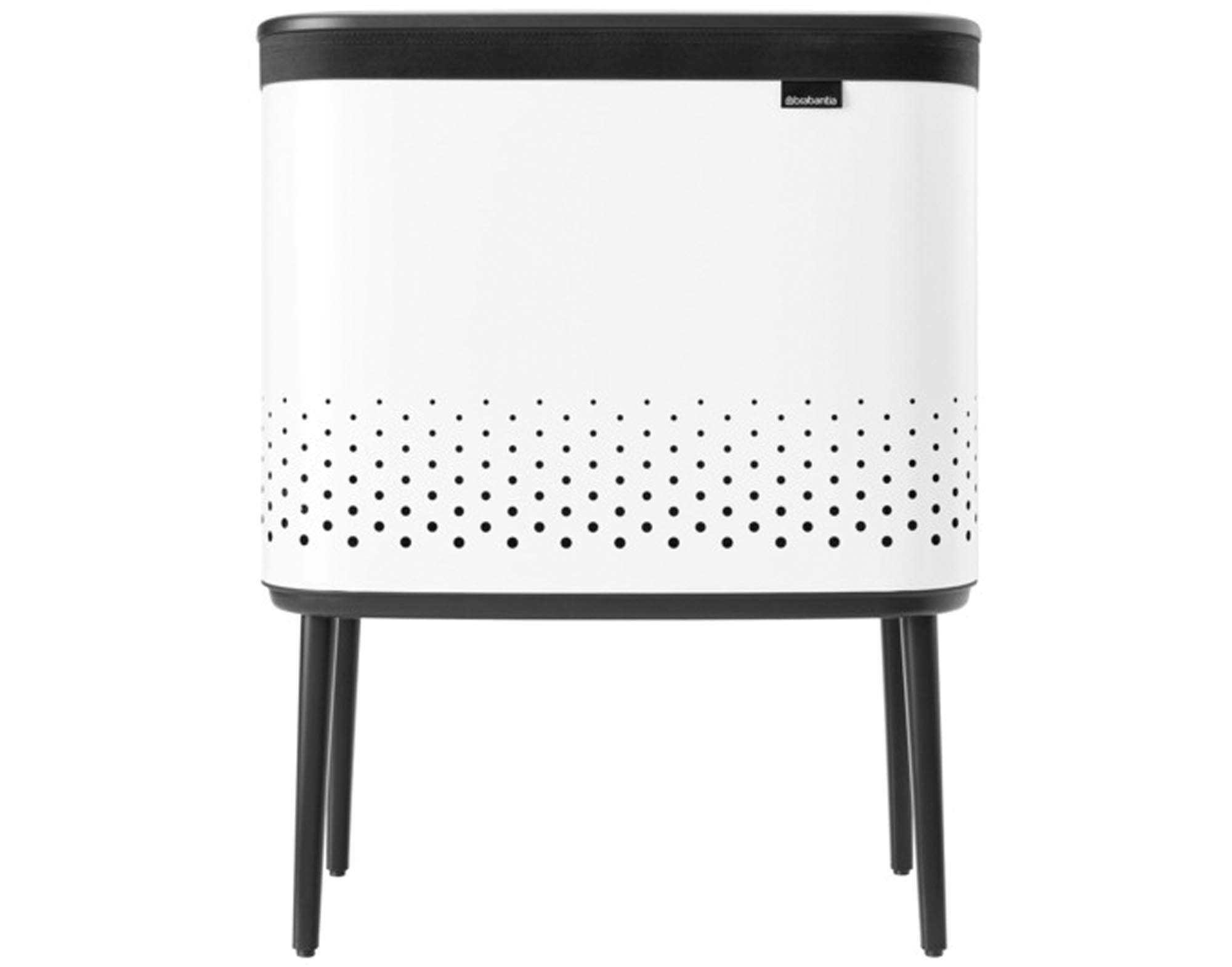 BRABANTIA Wäschebox mit Deckel Bo white 60 l