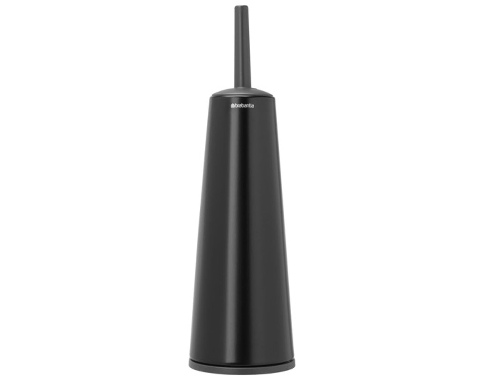 Entdecken Sie die BRABANTIA WC Bürstengarnitur ReNew in matt black. Hochwertiger Edelstahl, elegantes Design und praktische Funktionen für Ihr modernes Badezimmer.