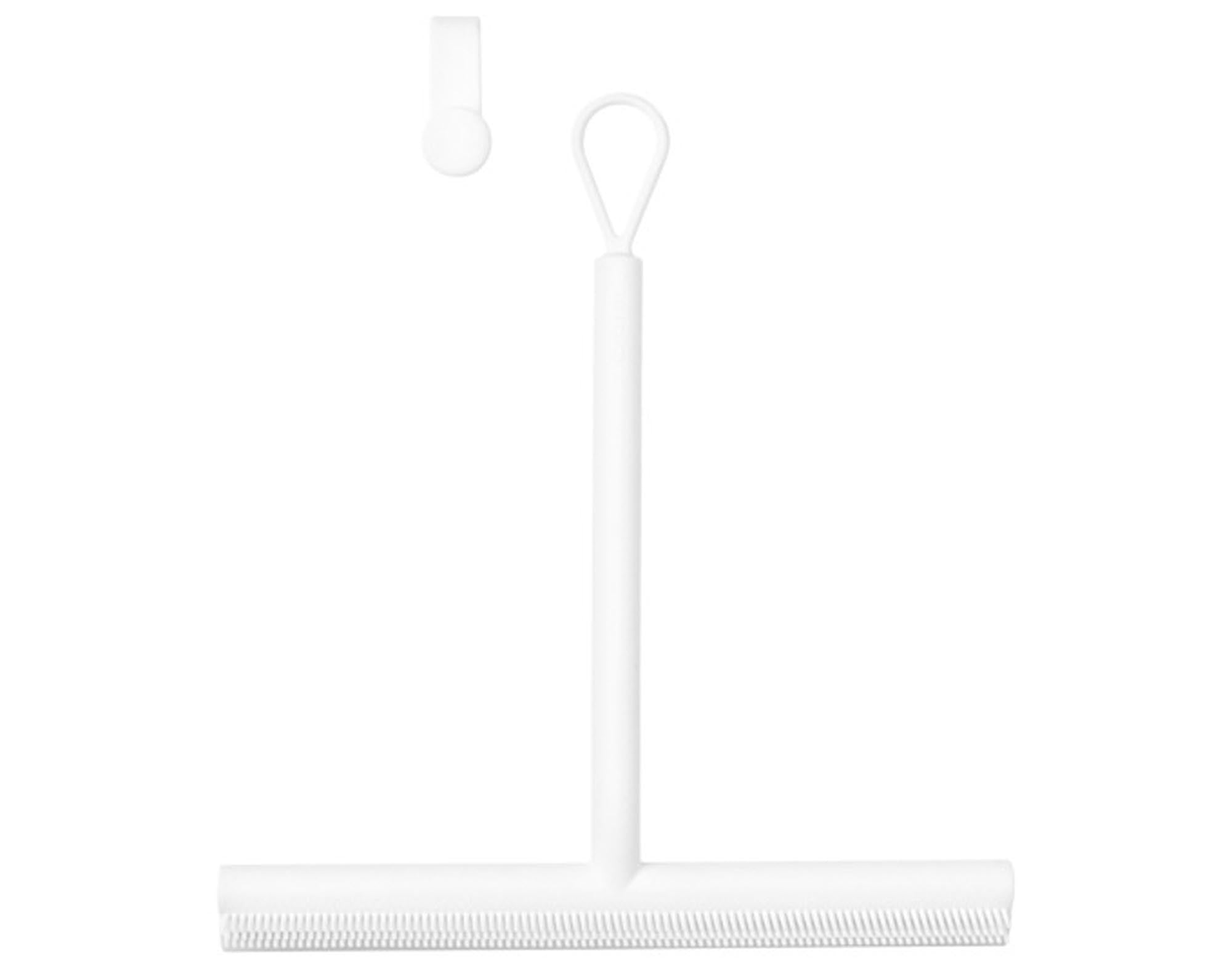 BRABANTIA Duschwischer mit Haken ReNew white in  präsentiert im Onlineshop von KAQTU Design AG. Badzubehör ist von BRABANTIA