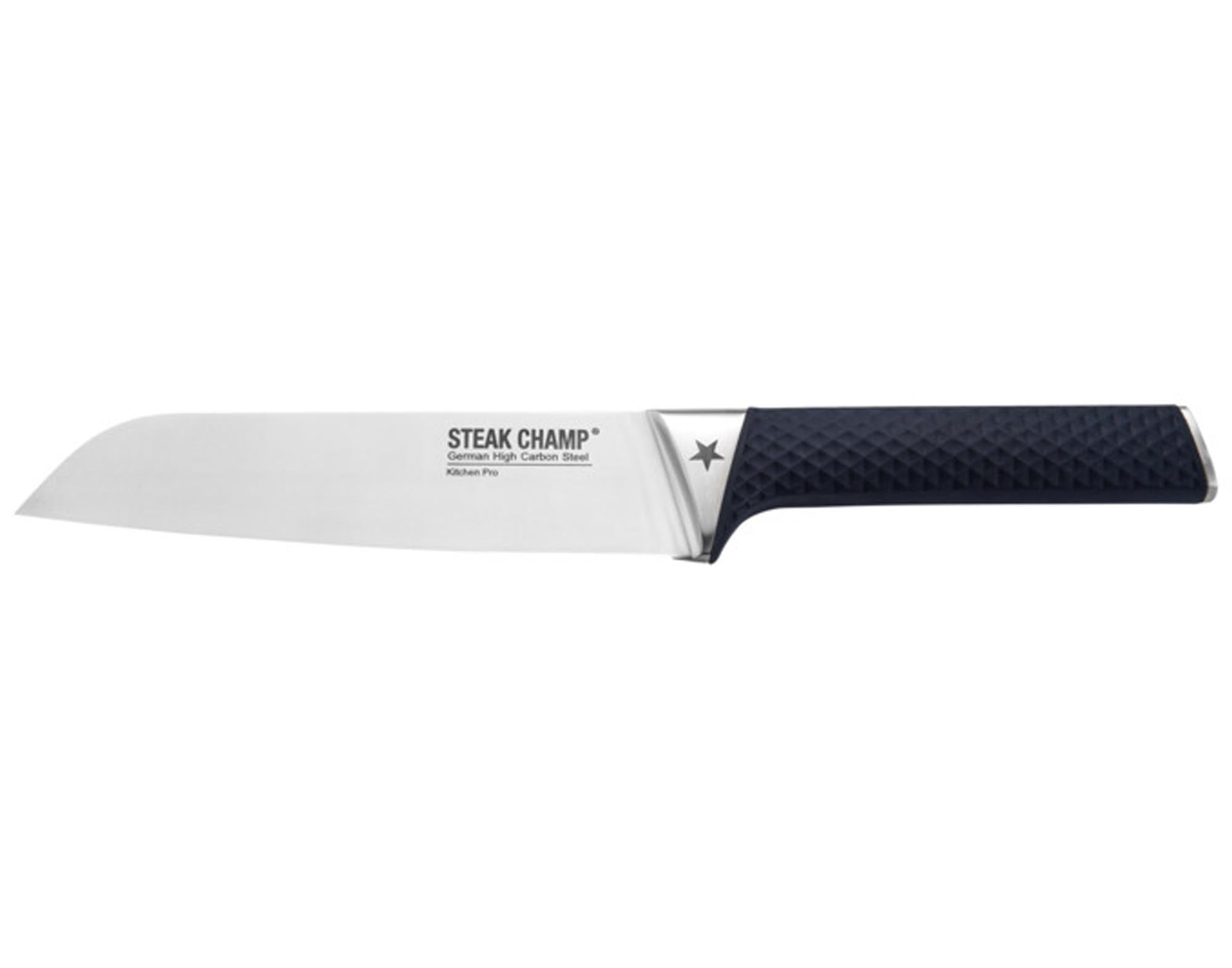 STEAK CHAMP Kochmesser Kitchen Pro 19 cm TPE Softgrip