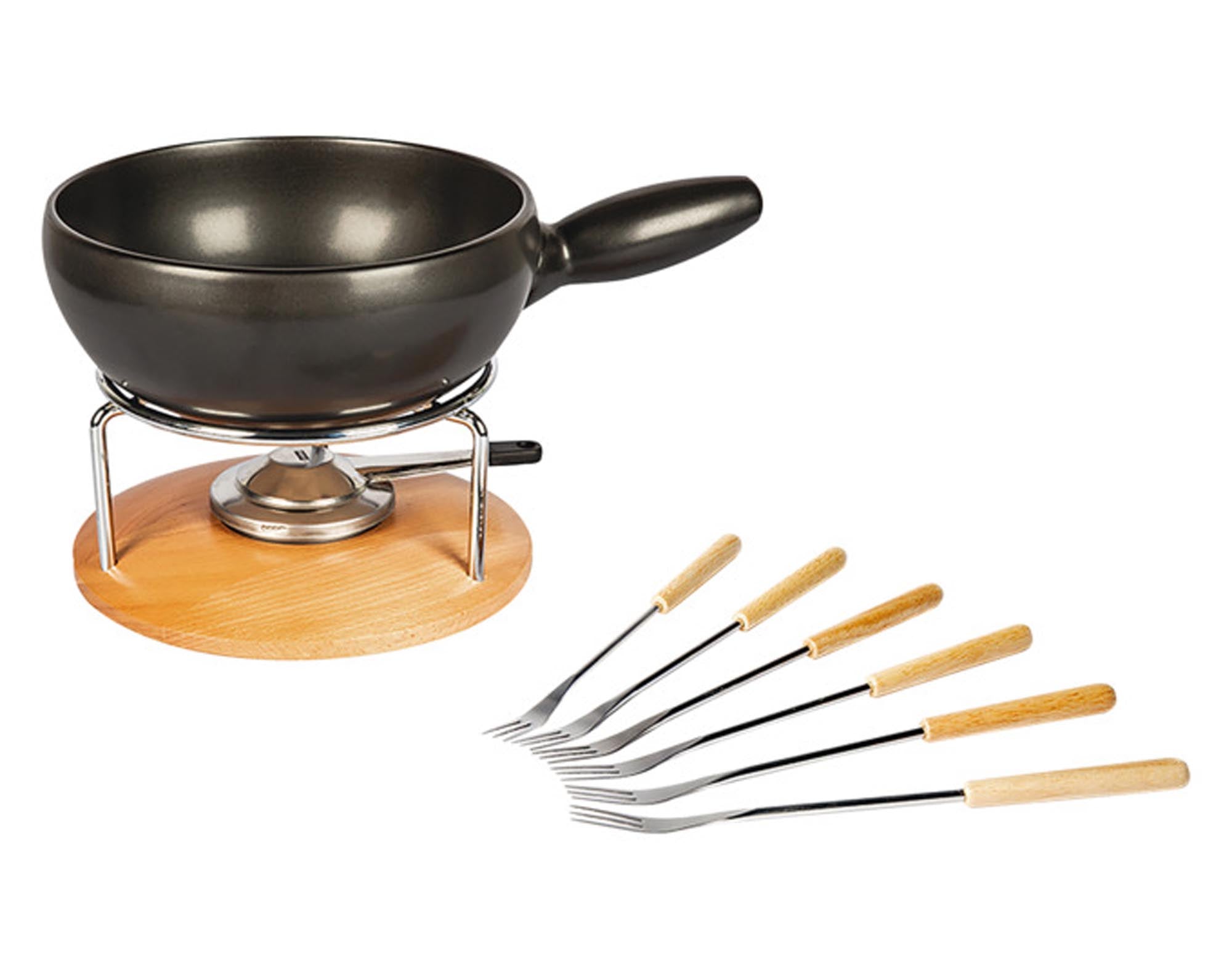 Käsefonduegarnitur Sänits ø 23 cm in  präsentiert im Onlineshop von KAQTU Design AG. Fondue/Raclette ist von STÖCKLI