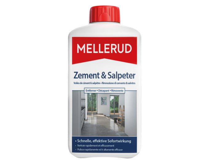 MELLERUD Zement und Salpeter Entferner 1.0 l in  präsentiert im Onlineshop von KAQTU Design AG. Reinigungsmittel ist von MELLERUD
