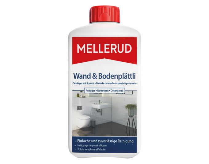 MELLERUD Wand und Bodenplättli Reiniger 1.0 l in  präsentiert im Onlineshop von KAQTU Design AG. Reinigungsmittel ist von MELLERUD