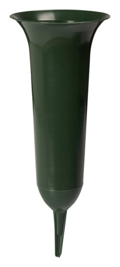Grabvase grün 32cm in  präsentiert im Onlineshop von KAQTU Design AG. Vase ist von EBERT